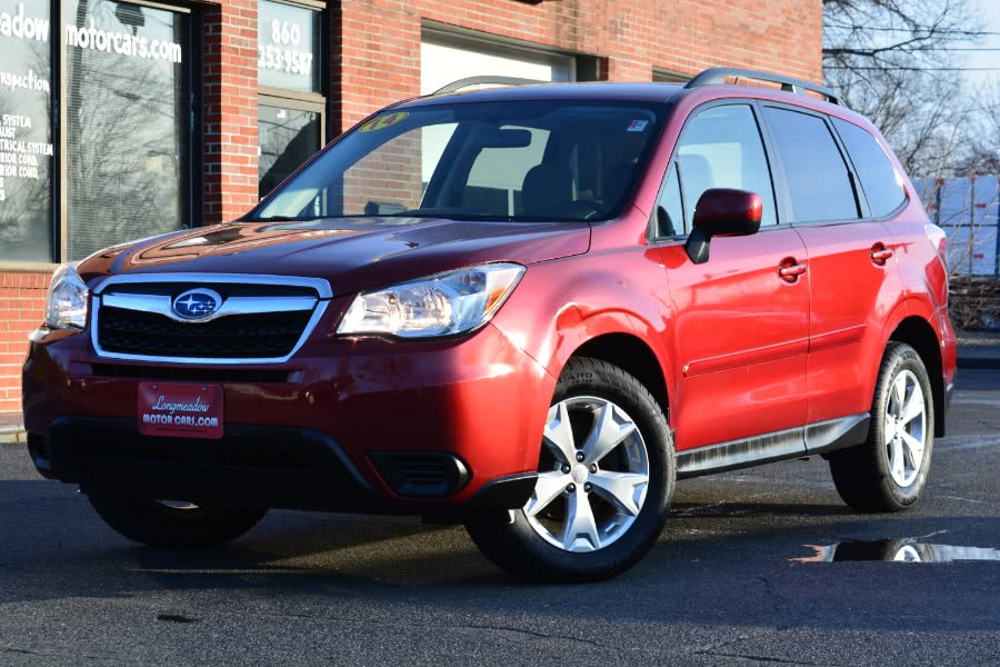 2014 Subaru Forester 4dr Man 2.5i Premium PZEV, available for sale in ENFIELD, Connecticut | Longmeadow Motor Cars. ENFIELD, Connecticut