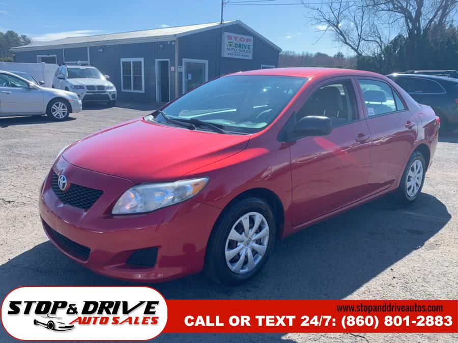 2009 Toyota Corolla 4dr Sdn Man S (Natl), available for sale in East Windsor, Connecticut | Stop & Drive Auto Sales. East Windsor, Connecticut