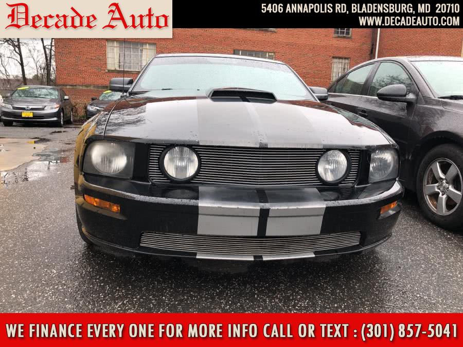 2007 Ford Mustang 2dr Cpe GT Deluxe, available for sale in Bladensburg, Maryland | Decade Auto. Bladensburg, Maryland