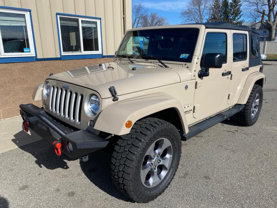 2016 Jeep Wrangler Unlimited 4WD 4dr Sahara, available for sale in East Windsor, Connecticut | Century Auto And Truck. East Windsor, Connecticut