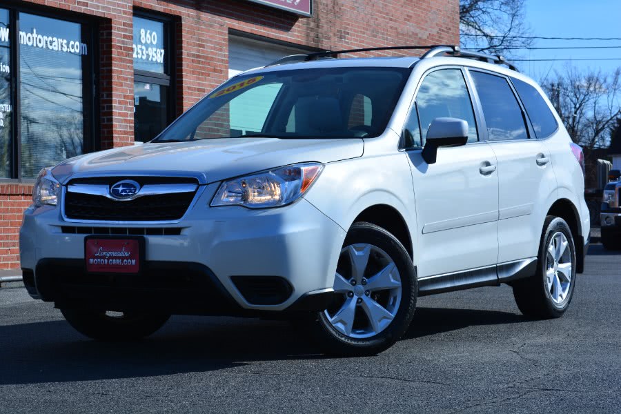 2015 Subaru Forester 4dr CVT 2.5i Premium PZEV, available for sale in ENFIELD, Connecticut | Longmeadow Motor Cars. ENFIELD, Connecticut