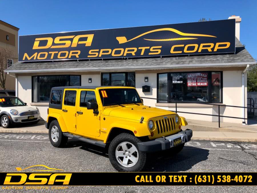 2011 Jeep Wrangler Unlimited 4WD 4dr Sahara, available for sale in Commack, New York | DSA Motor Sports Corp. Commack, New York