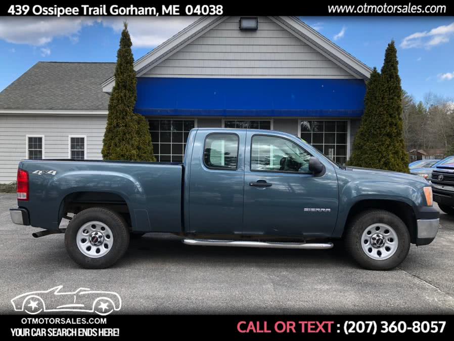 2012 GMC Sierra 1500 4WD Ext Cab 143.5" Work Truck, available for sale in Gorham, Maine | Ossipee Trail Motor Sales. Gorham, Maine
