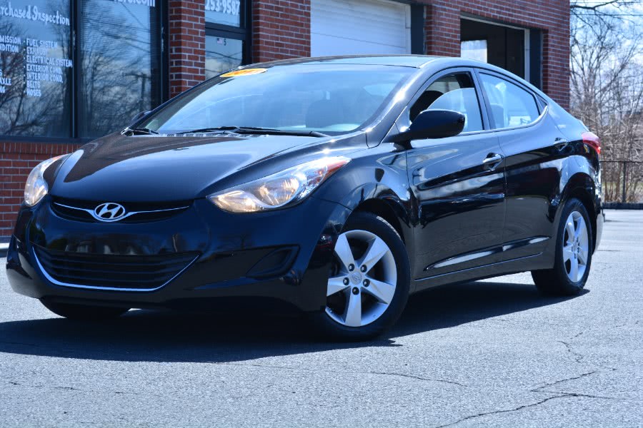 2013 Hyundai Elantra 4dr Sdn Auto GLS, available for sale in ENFIELD, Connecticut | Longmeadow Motor Cars. ENFIELD, Connecticut