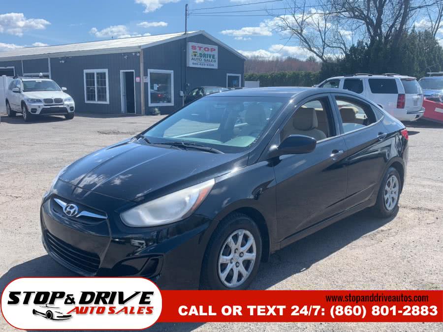 2013 Hyundai Accent 4dr Sdn Auto GLS, available for sale in East Windsor, Connecticut | Stop & Drive Auto Sales. East Windsor, Connecticut