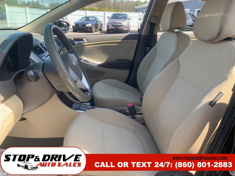 2013 Hyundai Accent 4dr Sdn Auto GLS, available for sale in East Windsor, Connecticut | Stop & Drive Auto Sales. East Windsor, Connecticut 2013 Hyundai Accent 4dr Sdn Auto GLS, available for sale in East Windsor, Connecticut | Stop & Drive Auto Sales. East Windsor, Connecticut