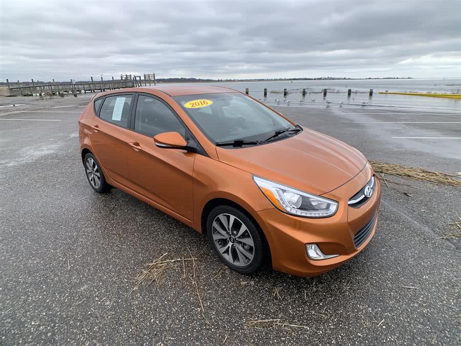 2016 Hyundai Accent 5dr HB Auto Sport, available for sale in Stratford, Connecticut | Wiz Leasing Inc. Stratford, Connecticut