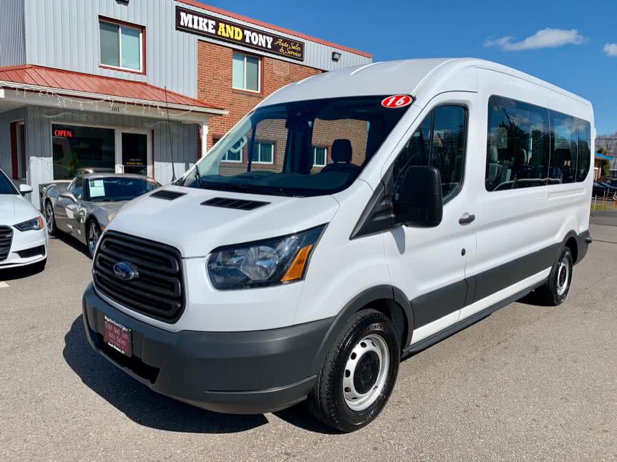 2016 Ford Transit Wagon T-350 148" Med Roof XL Sliding RH Dr, available for sale in South Windsor, Connecticut | Mike And Tony Auto Sales, Inc. South Windsor, Connecticut