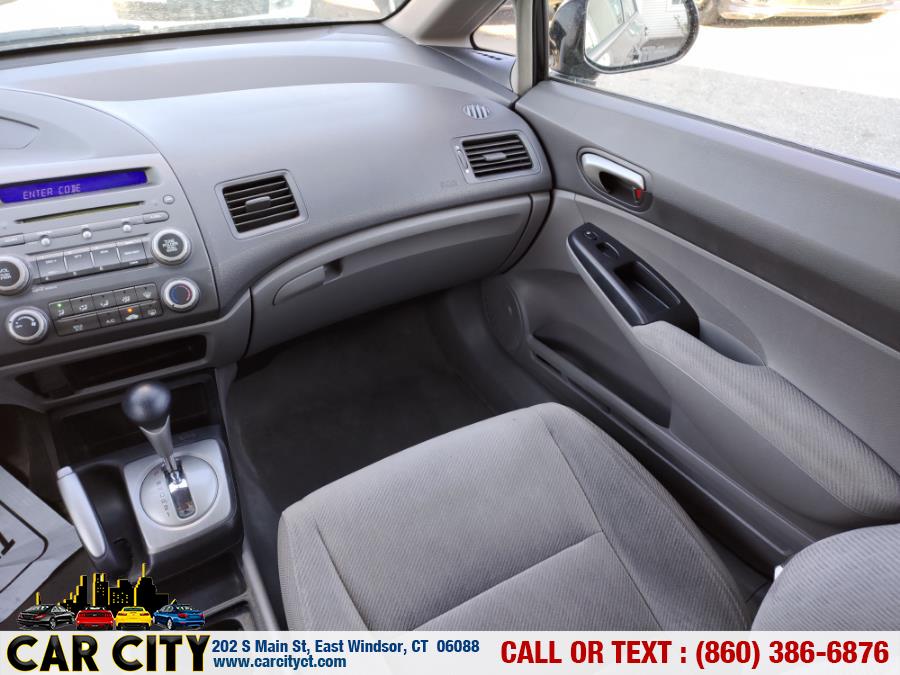 2009 Honda Civic Sdn 4dr Auto LX, available for sale in East Windsor, Connecticut | Car City LLC. East Windsor, Connecticut 2009 Honda Civic Sdn 4dr Auto LX, available for sale in East Windsor, Connecticut | Car City LLC. East Windsor, Connecticut