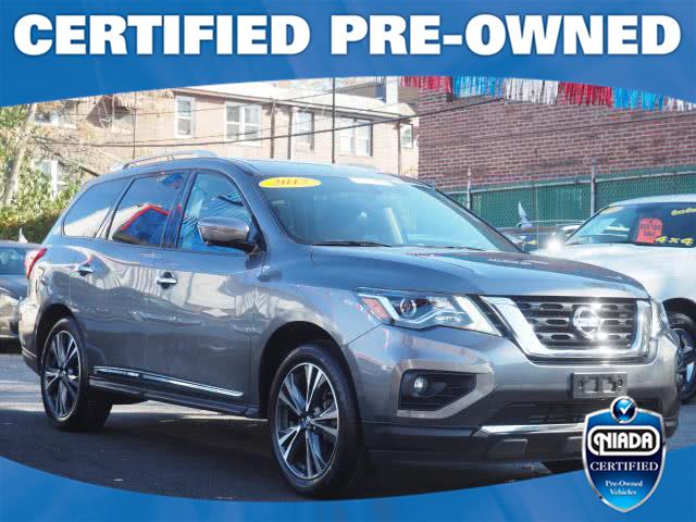 2017 Nissan Pathfinder Platinum, available for sale in Huntington Station, New York | Connection Auto Sales Inc.. Huntington Station, New York