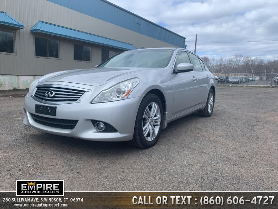 2013 Infiniti G37 Sedan 4dr x AWD, available for sale in S.Windsor, Connecticut | Empire Auto Wholesalers. S.Windsor, Connecticut