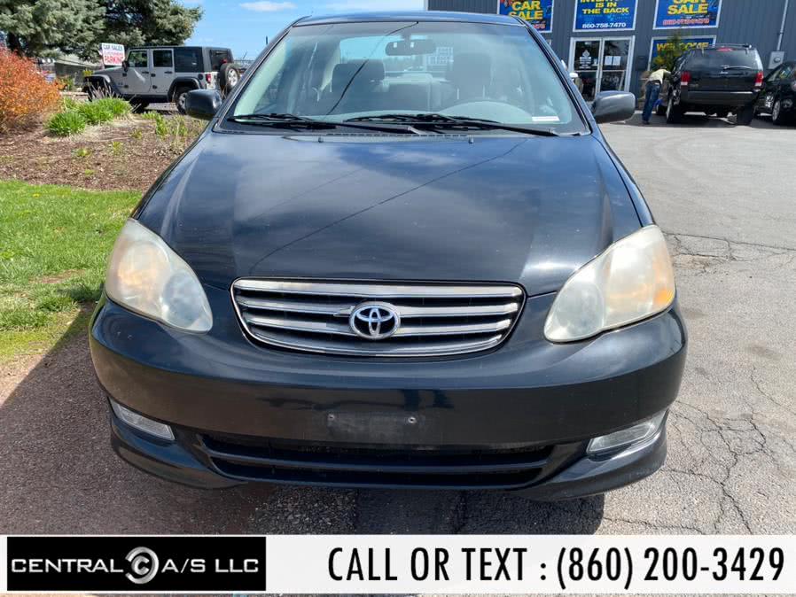 2004 Toyota Corolla 4dr Sdn S Auto, available for sale in East Windsor, Connecticut | Central A/S LLC. East Windsor, Connecticut