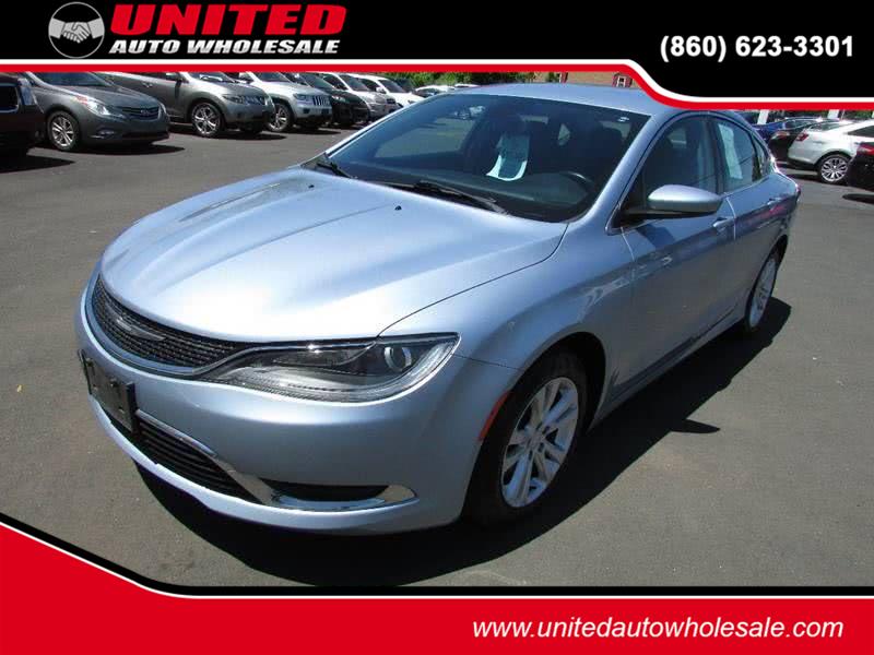2015 Chrysler 200 4dr Sdn Limited FWD, available for sale in East Windsor, Connecticut | United Auto Sales of E Windsor, Inc. East Windsor, Connecticut