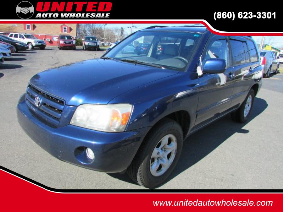 2005 Toyota Highlander 4dr 4-Cyl (Natl), available for sale in East Windsor, Connecticut | United Auto Sales of E Windsor, Inc. East Windsor, Connecticut