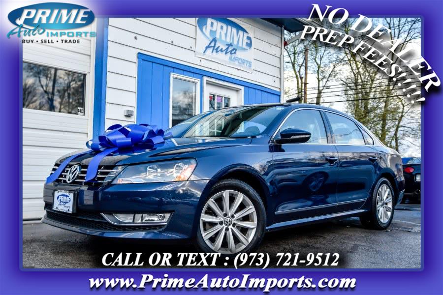 2012 Volkswagen Passat 4dr Sdn 2.5L Auto SEL Premium PZEV, available for sale in Bloomingdale, New Jersey | Prime Auto Imports. Bloomingdale, New Jersey