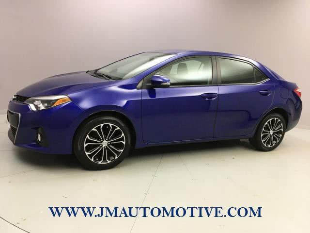 2015 Toyota Corolla 4dr Sdn CVT S, available for sale in Naugatuck, Connecticut | J&M Automotive Sls&Svc LLC. Naugatuck, Connecticut