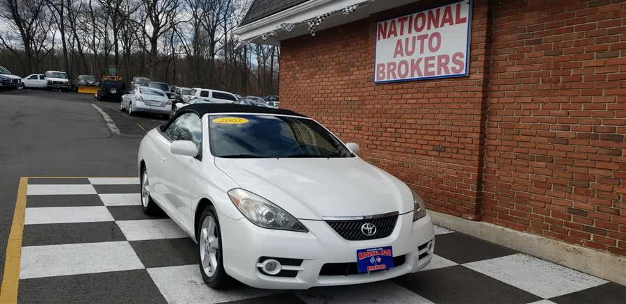 2007 Toyota Camry Solara 2dr Conv V6 Auto SLE, available for sale in Waterbury, Connecticut | National Auto Brokers, Inc.. Waterbury, Connecticut