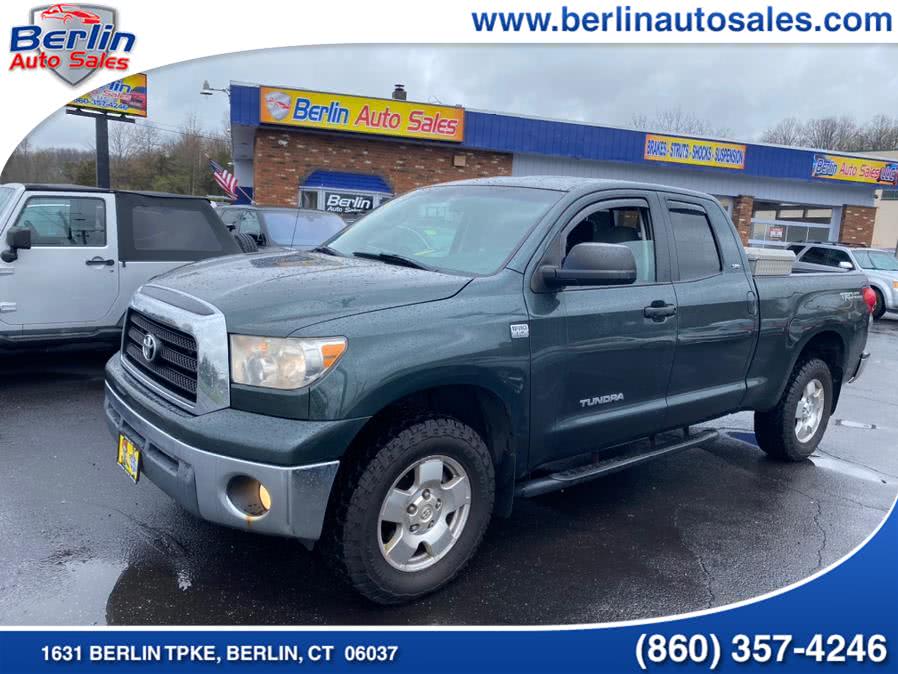 2008 Toyota Tundra Dbl 4.7L V8 5-Spd AT SR5 (Natl), available for sale in Berlin, Connecticut | Berlin Auto Sales LLC. Berlin, Connecticut