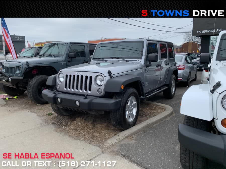 2015 Jeep Wrangler Unlimited 4WD 4dr Sport, Removable Hardtop, available for sale in Inwood, New York | 5 Towns Drive. Inwood, New York