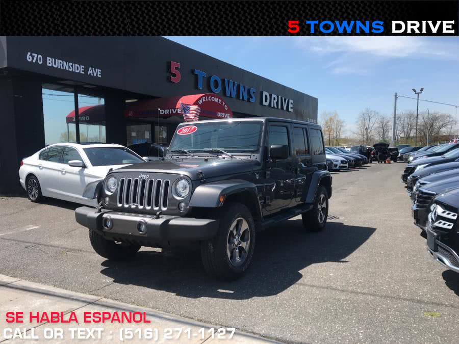 2017 Jeep Wrangler Unlimited Sahara 4x4, available for sale in Inwood, New York | 5 Towns Drive. Inwood, New York