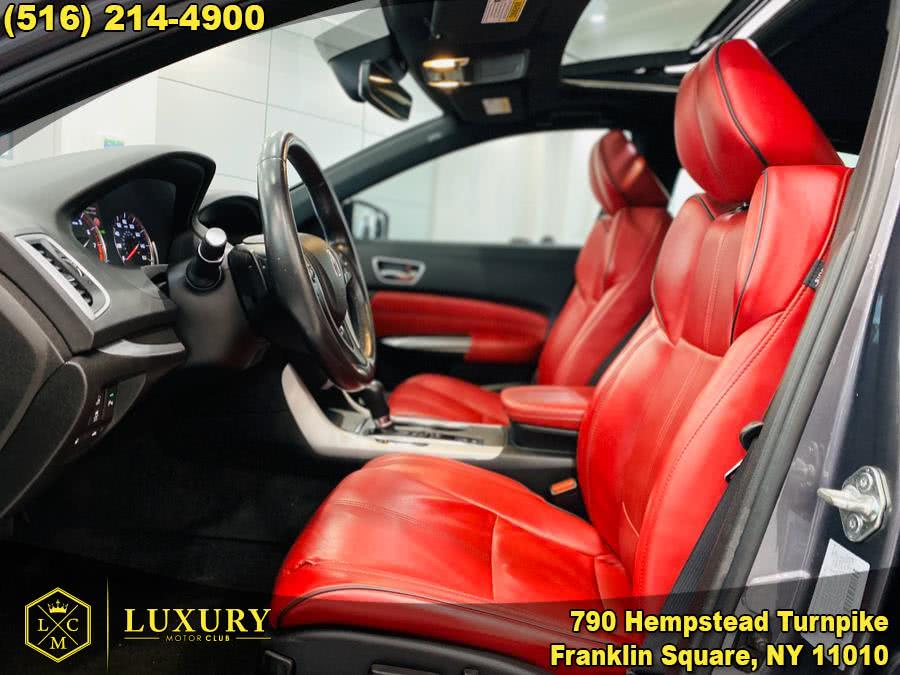 2019 Acura TLX 2.4L FWD w/A-Spec Pkg Red Leather, available for sale in Franklin Square, New York | Luxury Motor Club. Franklin Square, New York