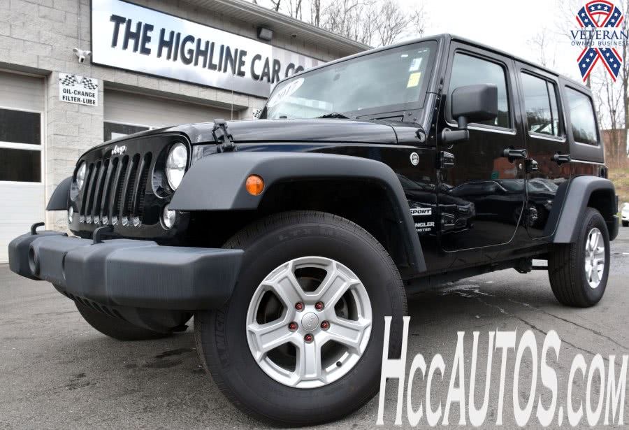 2017 Jeep Wrangler Unlimited Sport 4x4, available for sale in Waterbury, Connecticut | Highline Car Connection. Waterbury, Connecticut