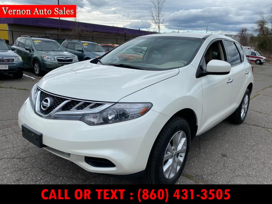 2012 Nissan Murano AWD 4dr S, available for sale in Manchester, Connecticut | Vernon Auto Sale & Service. Manchester, Connecticut