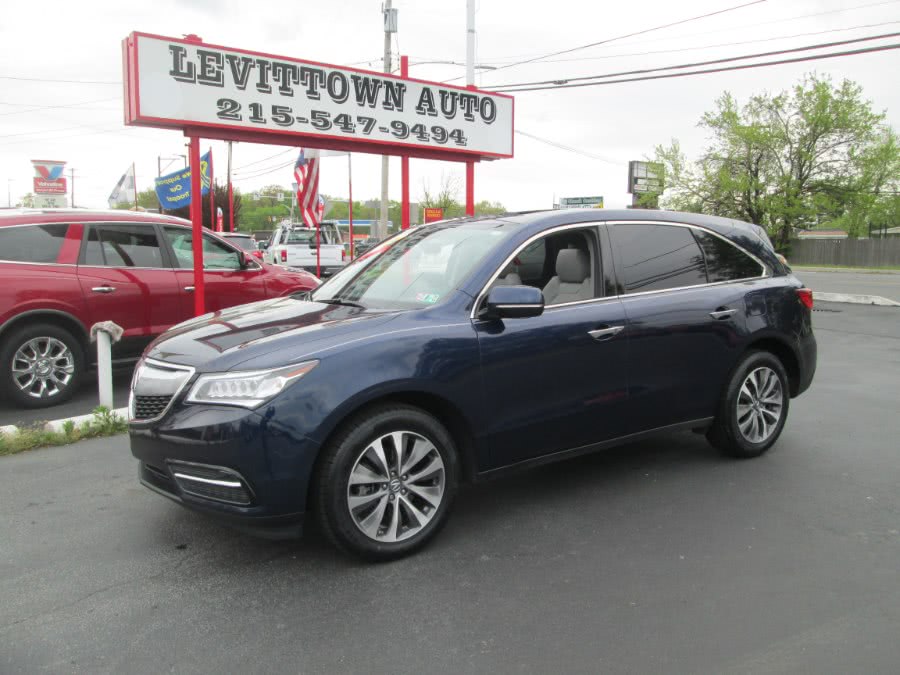 2016 Acura MDX SH-AWD 4dr w/Tech/AcuraWatch Plus, available for sale in Levittown, Pennsylvania | Levittown Auto. Levittown, Pennsylvania