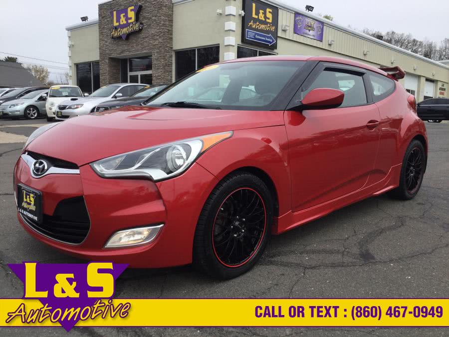 2013 Hyundai Veloster 3dr Cpe Auto w/Black Int, available for sale in Plantsville, Connecticut | L&S Automotive LLC. Plantsville, Connecticut