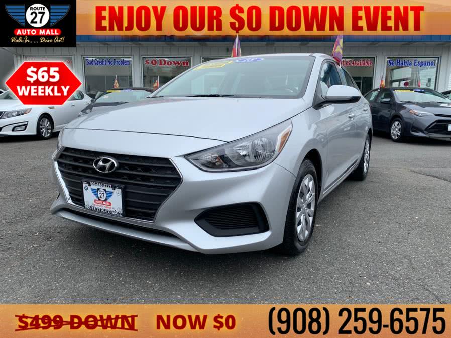 Used Hyundai Accent SE Sedan Auto 2018 | Route 27 Auto Mall. Linden, New Jersey Used Hyundai Accent SE Sedan Auto 2018 | Route 27 Auto Mall. Linden, New Jersey