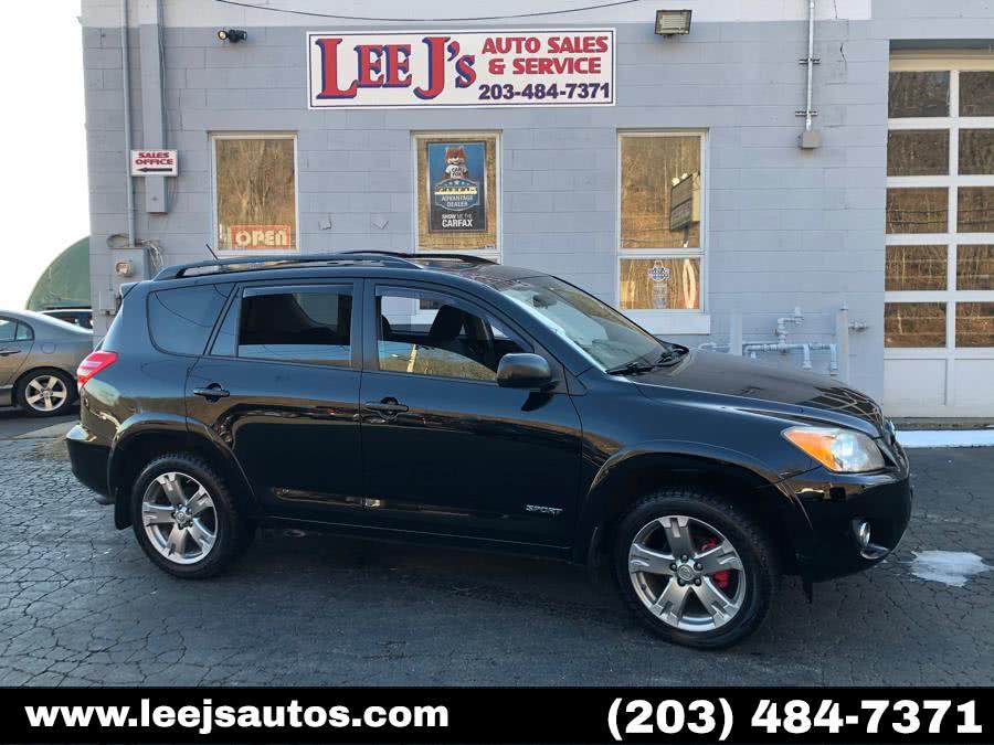 2009 Toyota RAV4 4WD 4dr 4-cyl 4-Spd AT Sport (GS), available for sale in North Branford, Connecticut | LeeJ's Auto Sales & Service. North Branford, Connecticut