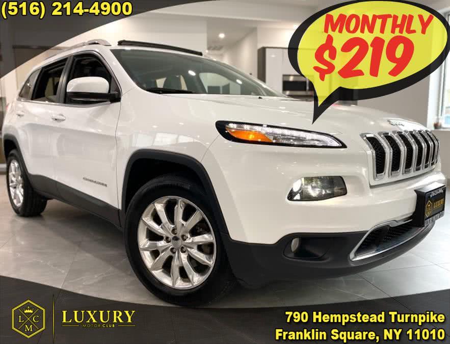 2017 Jeep Cherokee Limited 4x4, available for sale in Franklin Square, New York | Luxury Motor Club. Franklin Square, New York