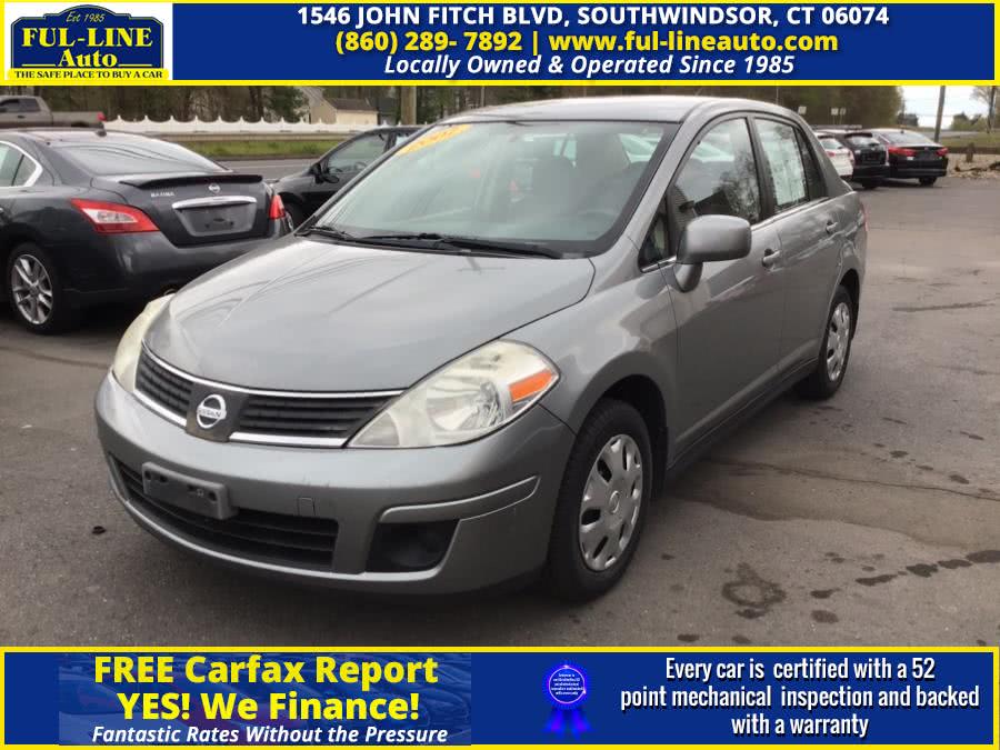 2007 Nissan Versa 4dr Sdn I4 Auto 1.8 S, available for sale in South Windsor , Connecticut | Ful-line Auto LLC. South Windsor , Connecticut