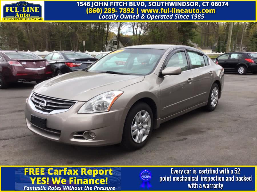 2012 Nissan Altima 4dr Sdn I4 CVT 2.5 S, available for sale in South Windsor , Connecticut | Ful-line Auto LLC. South Windsor , Connecticut