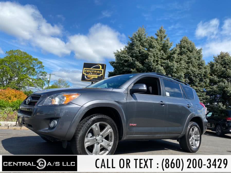 2009 Toyota RAV4 4WD 4dr V6 5-Spd AT Sport (Natl), available for sale in East Windsor, Connecticut | Central A/S LLC. East Windsor, Connecticut