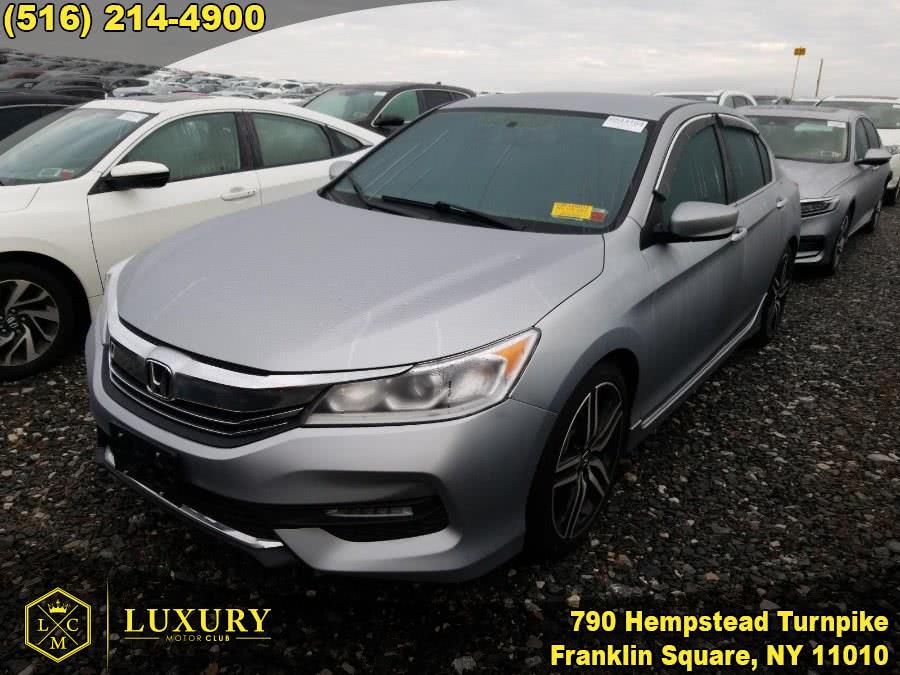 2017 Honda Accord Sedan Sport SE CVT, available for sale in Franklin Square, New York | Luxury Motor Club. Franklin Square, New York