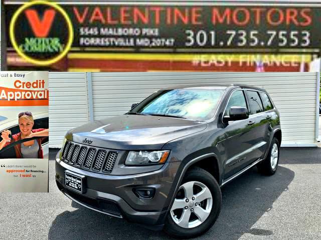 2015 Jeep Grand Cherokee Laredo, available for sale in Forestville, Maryland | Valentine Motor Company. Forestville, Maryland