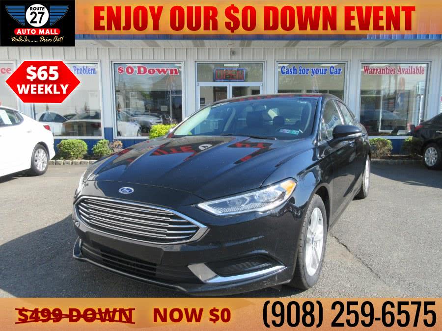 2018 Ford Fusion SE FWD, available for sale in Linden, New Jersey | Route 27 Auto Mall. Linden, New Jersey 2018 Ford Fusion SE FWD, available for sale in Linden, New Jersey | Route 27 Auto Mall. Linden, New Jersey