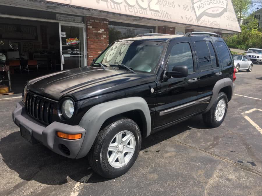 2004 Jeep Liberty 4dr Sport 4WD, available for sale in Naugatuck, Connecticut | Riverside Motorcars, LLC. Naugatuck, Connecticut