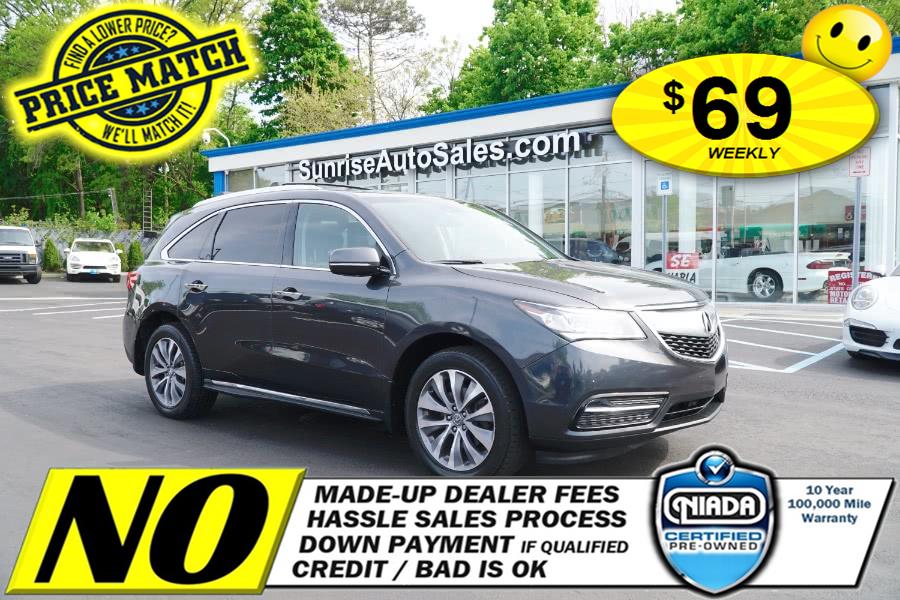 2014 Acura MDX SH-AWD 4dr Tech/Entertainment Pkg, available for sale in Rosedale, New York | Sunrise Auto Sales. Rosedale, New York