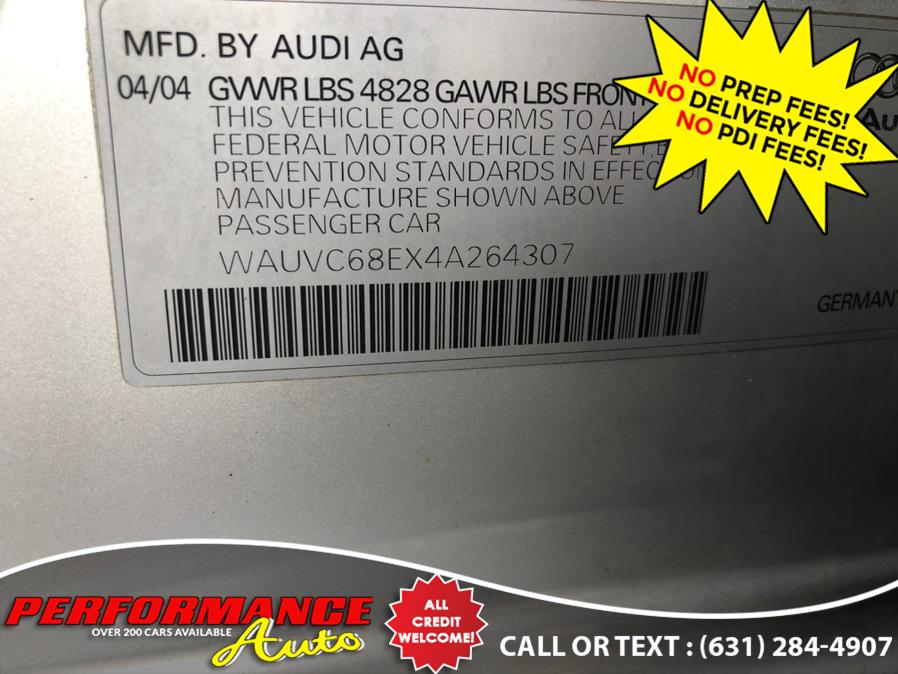 2004 Audi A4 2004 5dr Wgn 1.8T Avant quattro M, available for sale in Bohemia, New York | Performance Auto Inc. Bohemia, New York 2004 Audi A4 2004 5dr Wgn 1.8T Avant quattro M, available for sale in Bohemia, New York | Performance Auto Inc. Bohemia, New York