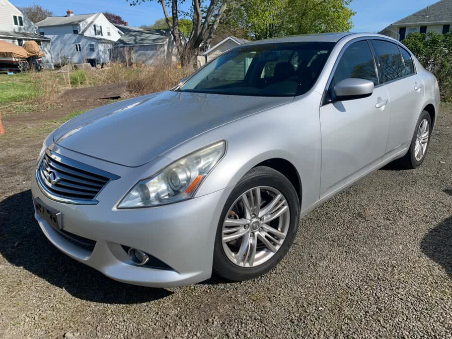 2011 Infiniti G25 Sedan 4dr x AWD, available for sale in New Britain, Connecticut | Central Auto Sales & Service. New Britain, Connecticut