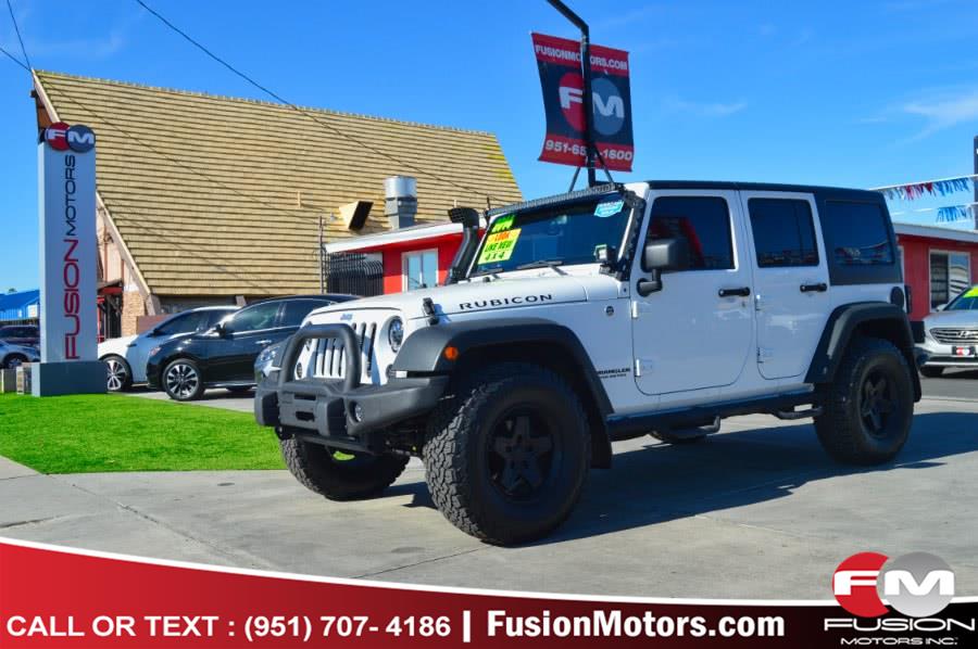 2014 Jeep Wrangler Unlimited 4WD 4dr Rubicon, available for sale in Moreno Valley, California | Fusion Motors Inc. Moreno Valley, California