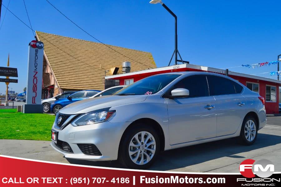 Used Nissan Sentra SV CVT 2018 | Fusion Motors Inc. Moreno Valley, California