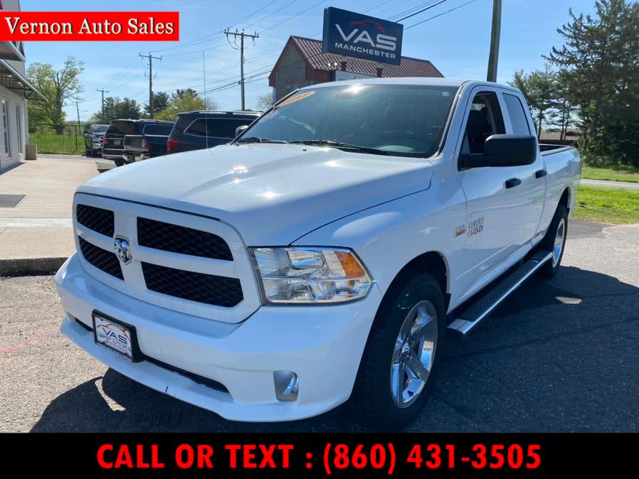 2017 Ram 1500 Express 4x4 Quad Cab 6''4" Box, available for sale in Manchester, Connecticut | Vernon Auto Sale & Service. Manchester, Connecticut