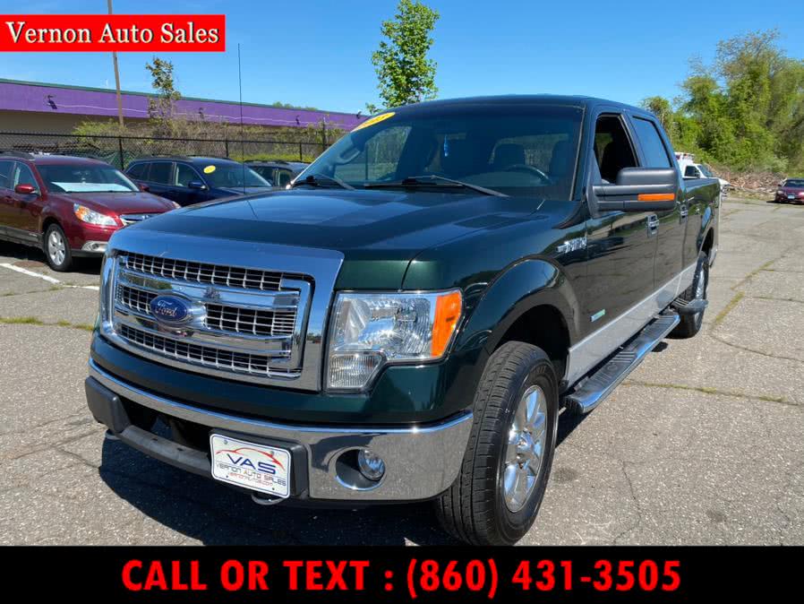 2013 Ford F-150 4WD SuperCrew 157" XLT, available for sale in Manchester, Connecticut | Vernon Auto Sale & Service. Manchester, Connecticut