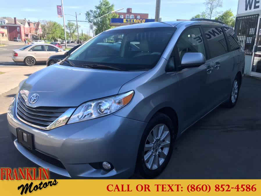 2012 Toyota Sienna 5dr 7-Pass Van V6 XLE AWD (Natl), available for sale in Hartford, Connecticut | Franklin Motors Auto Sales LLC. Hartford, Connecticut