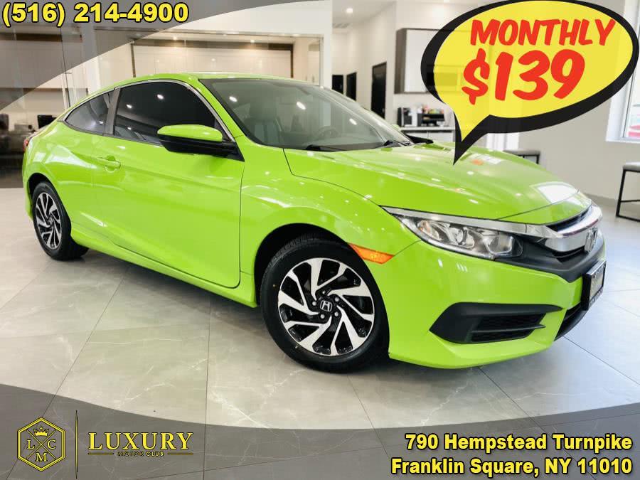 2016 Honda Civic Coupe 2dr Man LX, available for sale in Franklin Square, New York | Luxury Motor Club. Franklin Square, New York