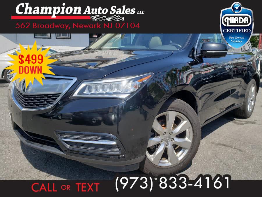 2016 Acura MDX SH-AWD 4dr w/Advance/Entertainment, available for sale in Newark , New Jersey | Champion Used Auto Sales 2. Newark , New Jersey