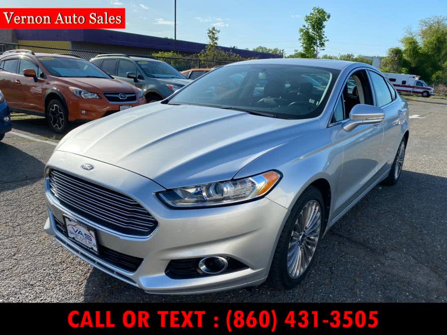 2013 Ford Fusion 4dr Sdn Titanium FWD, available for sale in Manchester, Connecticut | Vernon Auto Sale & Service. Manchester, Connecticut